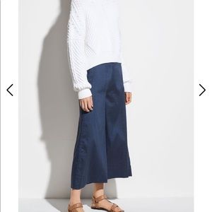 Vince High Rise Linen Culotte